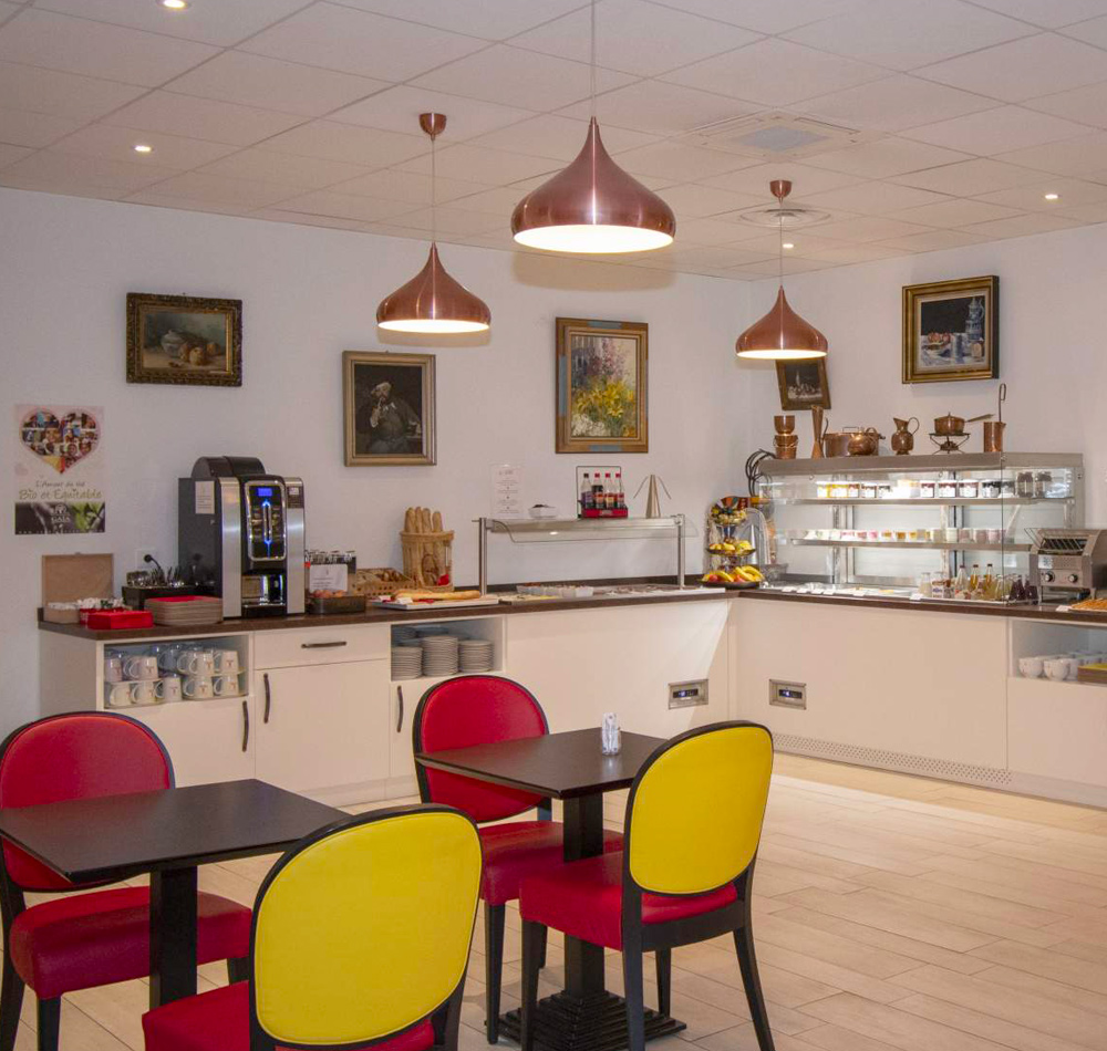 nos hôtels : Salle déjeuner K Hôtel